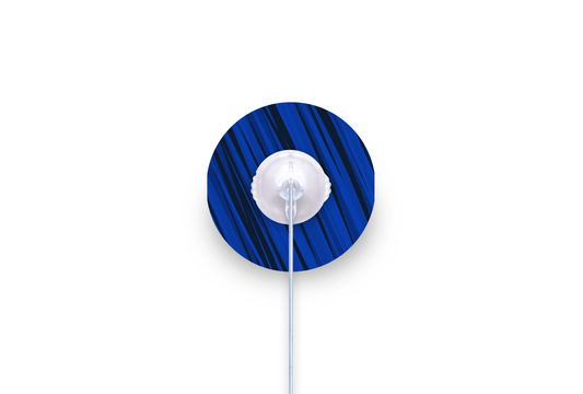 Sharp Blue and Black Patch - mylife Orbit for Single diabetes supplies and insulin pumps