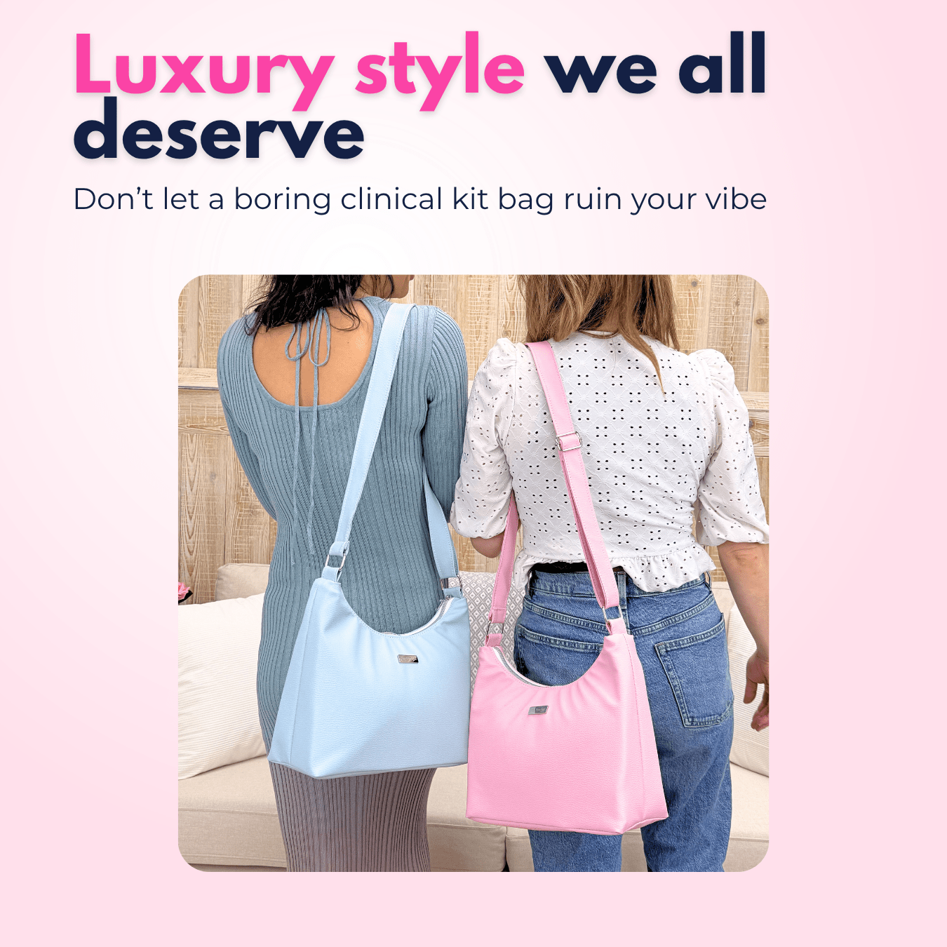 Signature Handbag for Cute Pink diabetes supplies and insulin pumps