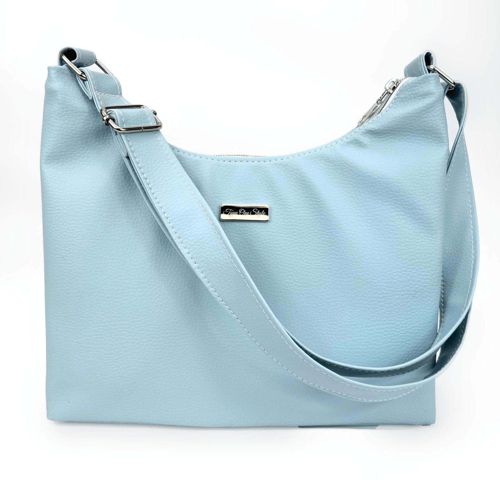Signature Handbag for Sky Blue diabetes supplies and insulin pumps