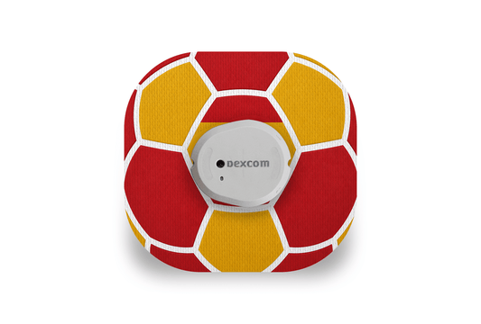 Spain World Cup Patch - Dexcom G7 / One+ for Single diabetes supplies and insulin pumps