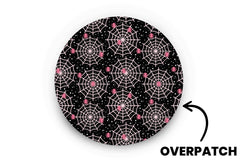 Sparkling Spider Web Patch - Overpatches for Single diabetes supplies and insulin pumps