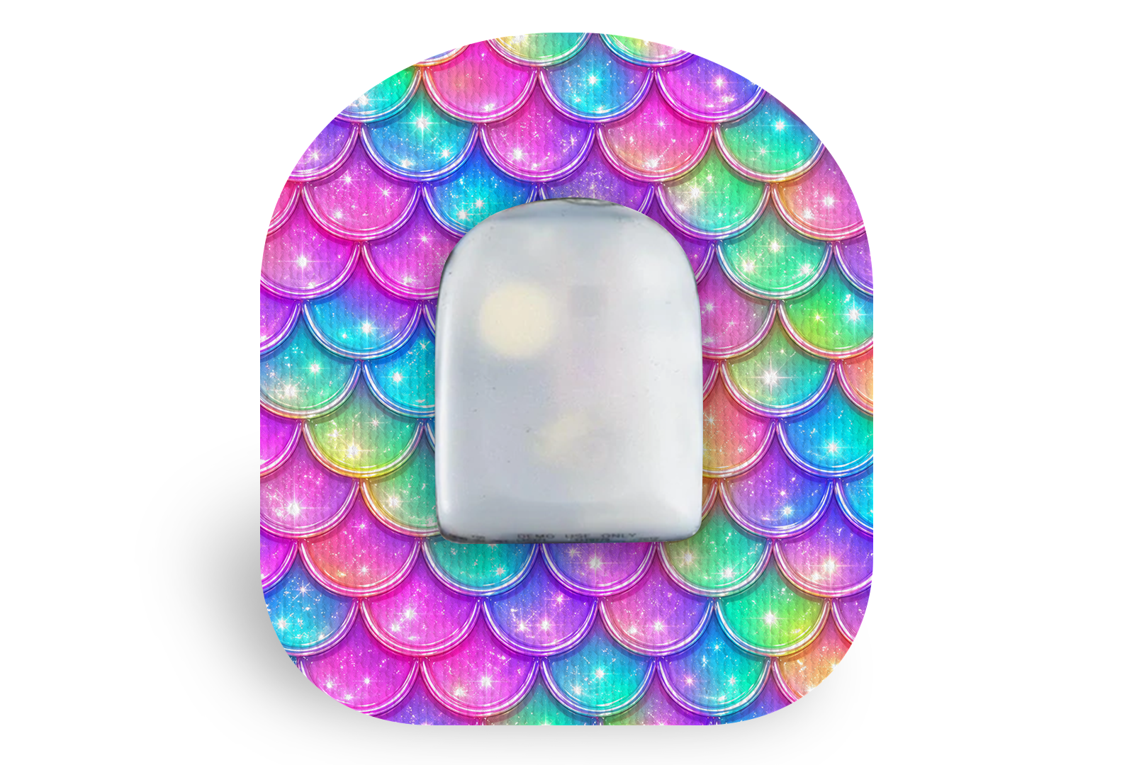 Sparkly Scales Patch - For Omnipod® for Omnipod diabetes supplies and insulin pumps