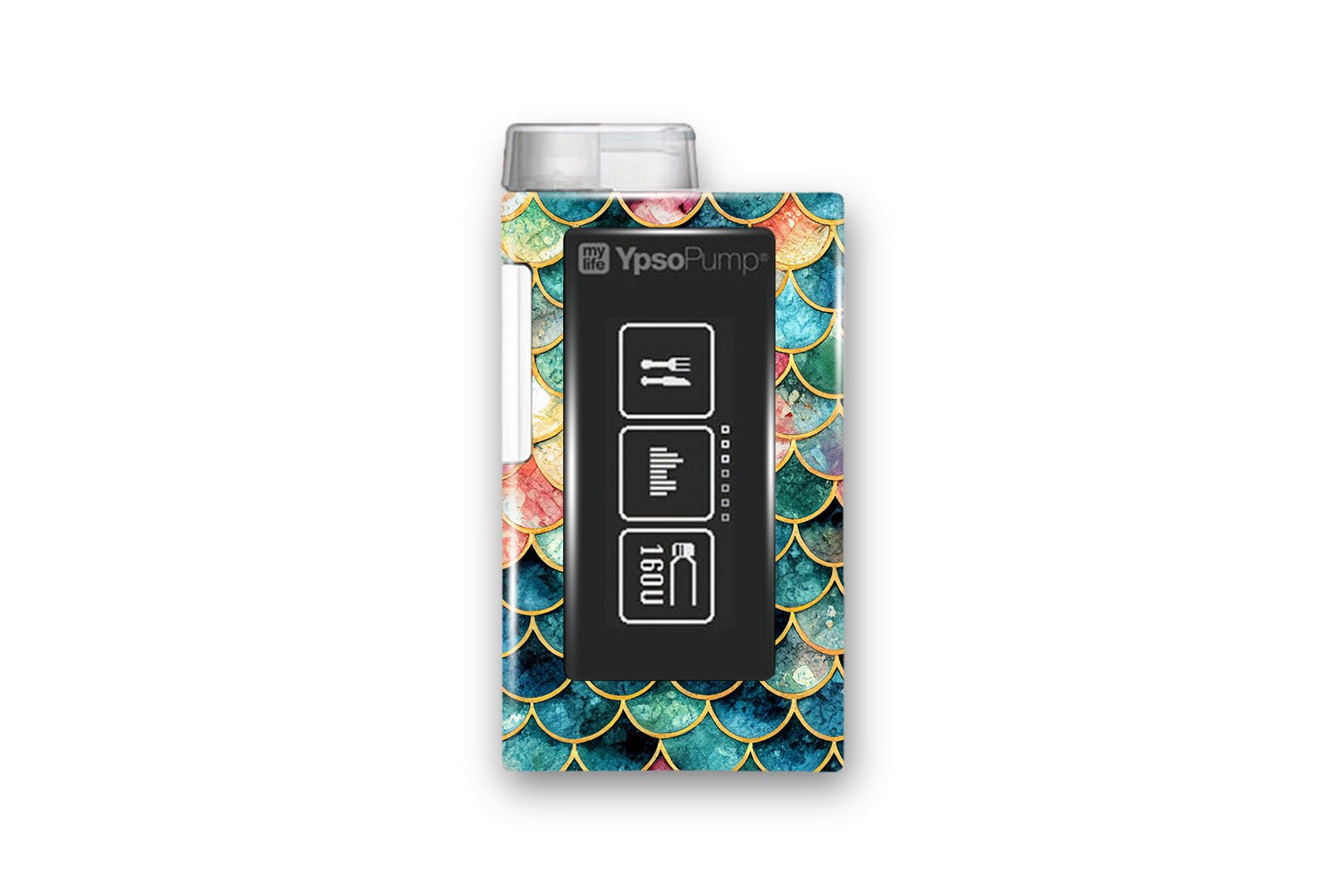 Sparkly Scales Sticker for Dexcom G7 / One+ Sensor diabetes supplies and insulin pumps