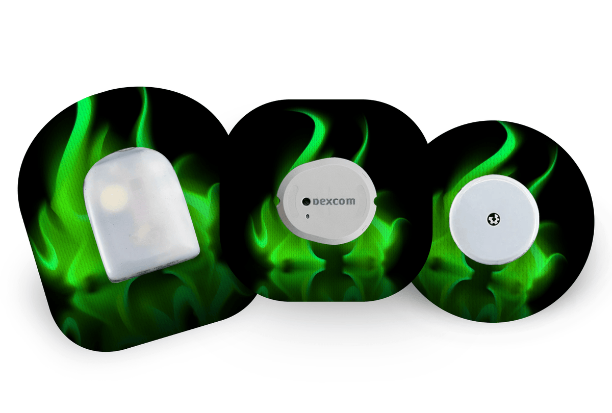 Spectral Flame Patch for Freestyle Libre 2 diabetes supplies and insulin pumps