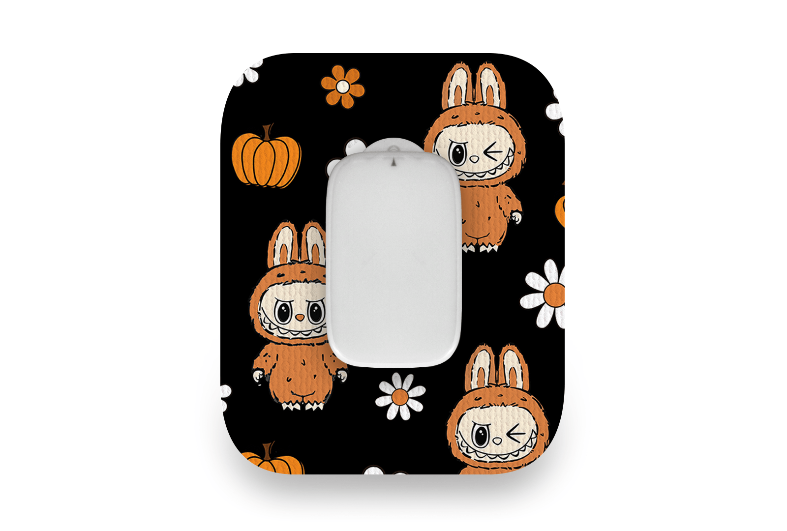 Spooky Labubu Patch for Medtrum CGM diabetes supplies and insulin pumps