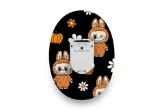Spooky Labubu Patch for Glucomen Day diabetes supplies and insulin pumps