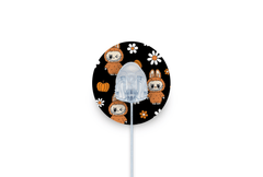 Spooky Labubu Patch for Autosoft 90 diabetes supplies and insulin pumps
