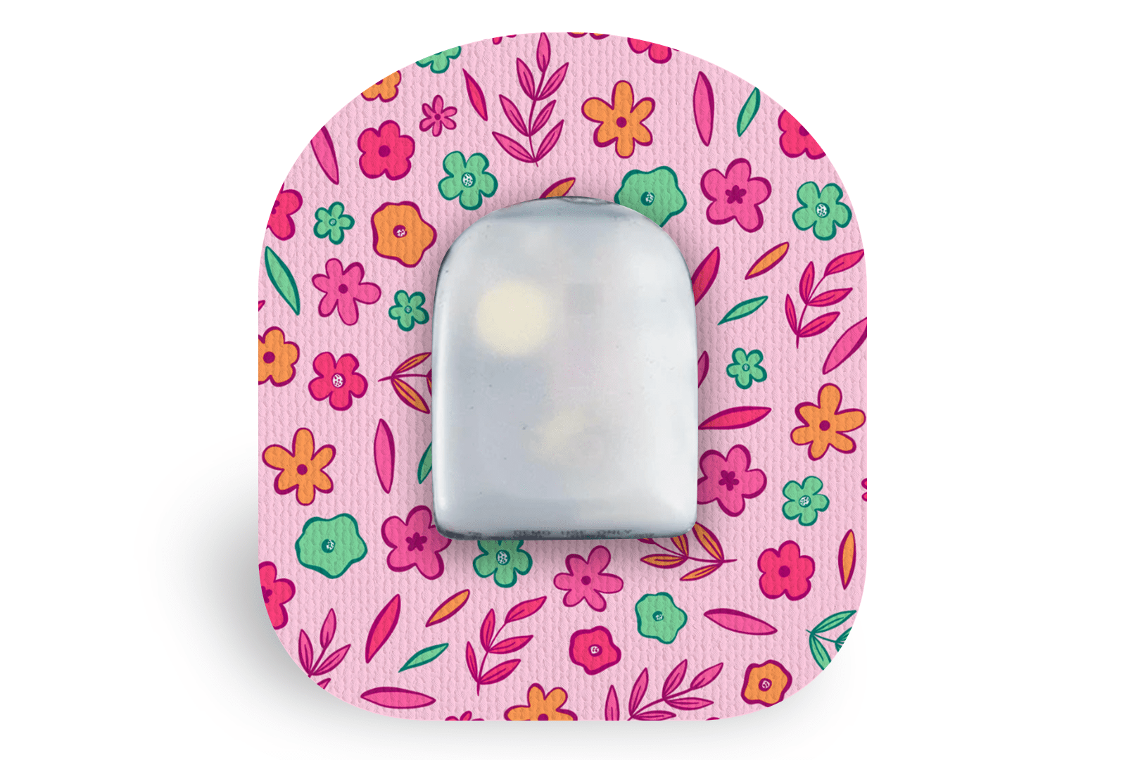Spring Doodle Patch for Omnipod diabetes supplies and insulin pumps