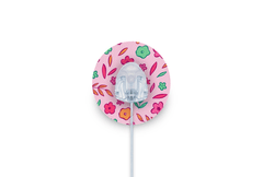 Spring Doodle Patch for Autosoft 90 diabetes supplies and insulin pumps