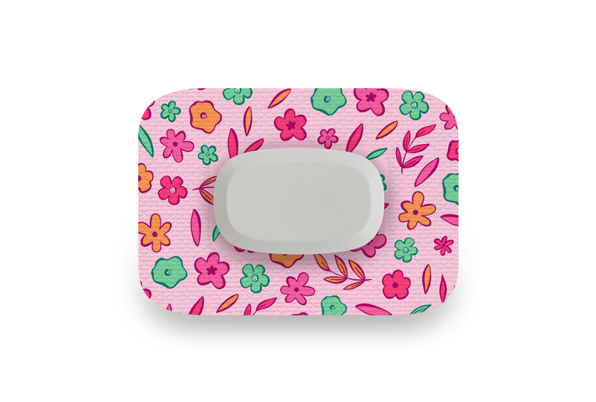 Spring Doodle Patch - GlucoRX Aidex for Single diabetes supplies and insulin pumps