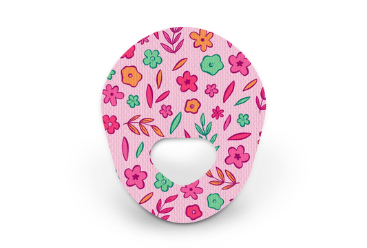 Spring Doodle Patch - Guardian Enlite for Single diabetes supplies and insulin pumps