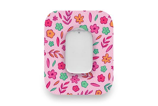 Spring Doodle Patch - Medtrum CGM for Single diabetes supplies and insulin pumps