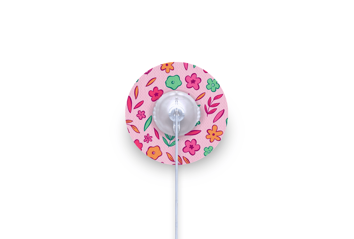 Spring Doodle Patch - mylife Orbit for Single diabetes supplies and insulin pumps