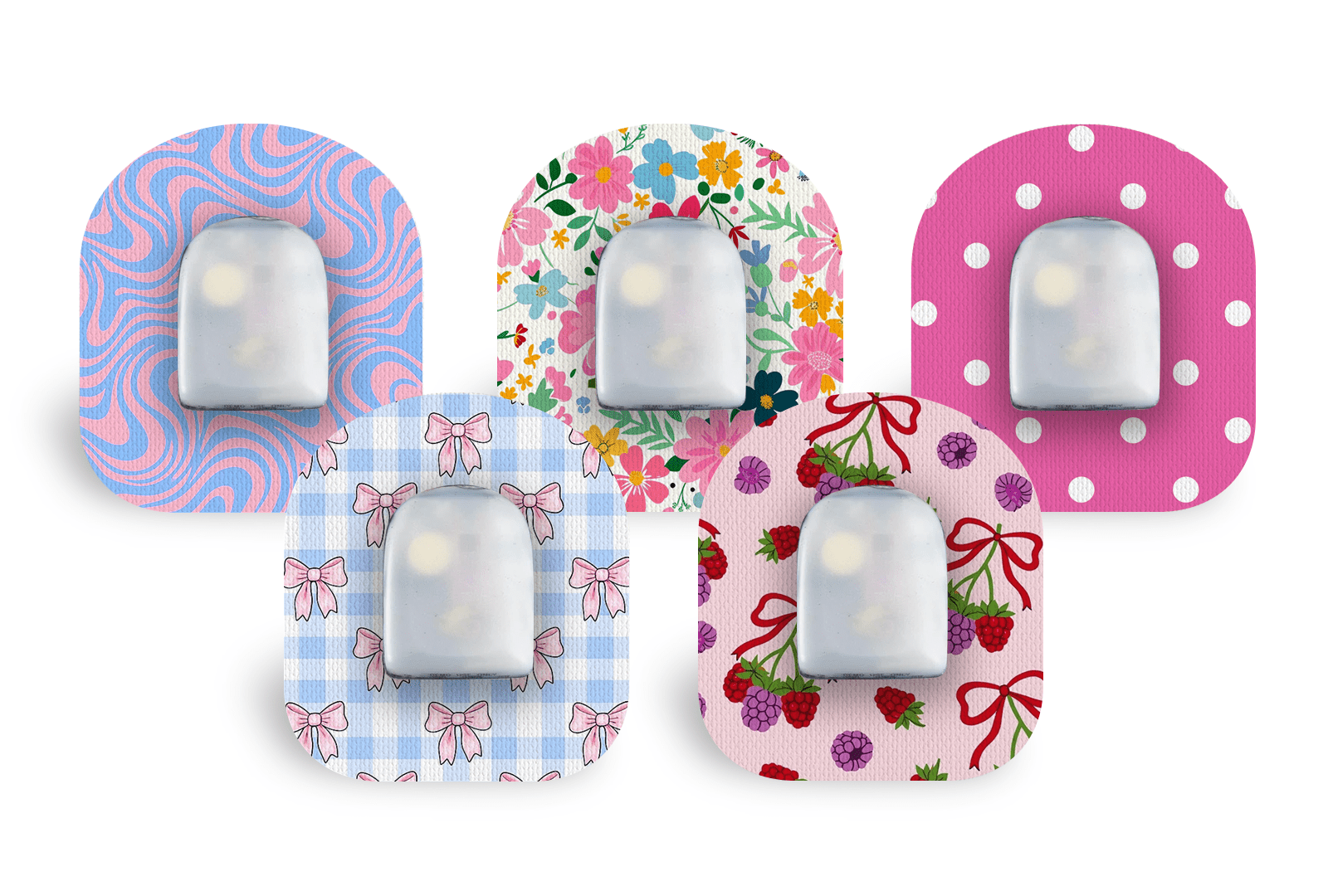Spring Patch Pack for Omnipod diabetes supplies and insulin pumps