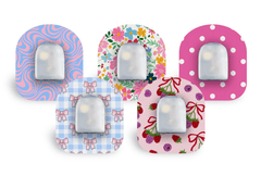 Spring Patch Pack for Omnipod diabetes supplies and insulin pumps