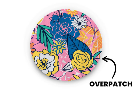 Springtime Bloom Patch - Overpatches for Single diabetes supplies and insulin pumps