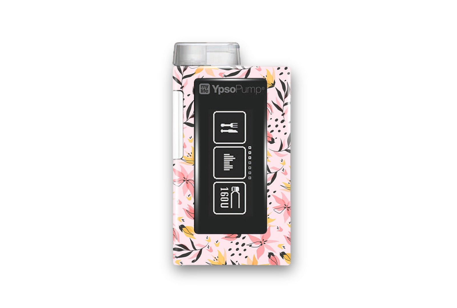 Star Lilies Sticker for Novopen 4, 5, 6, or Echo diabetes supplies and insulin pumps