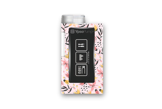 Star Lilies Sticker for Novopen 4, 5, 6, or Echo diabetes supplies and insulin pumps
