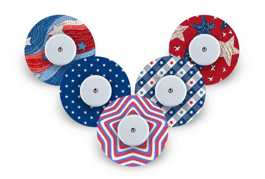 Stars Patch Pack for Freestyle Libre diabetes supplies and insulin pumps