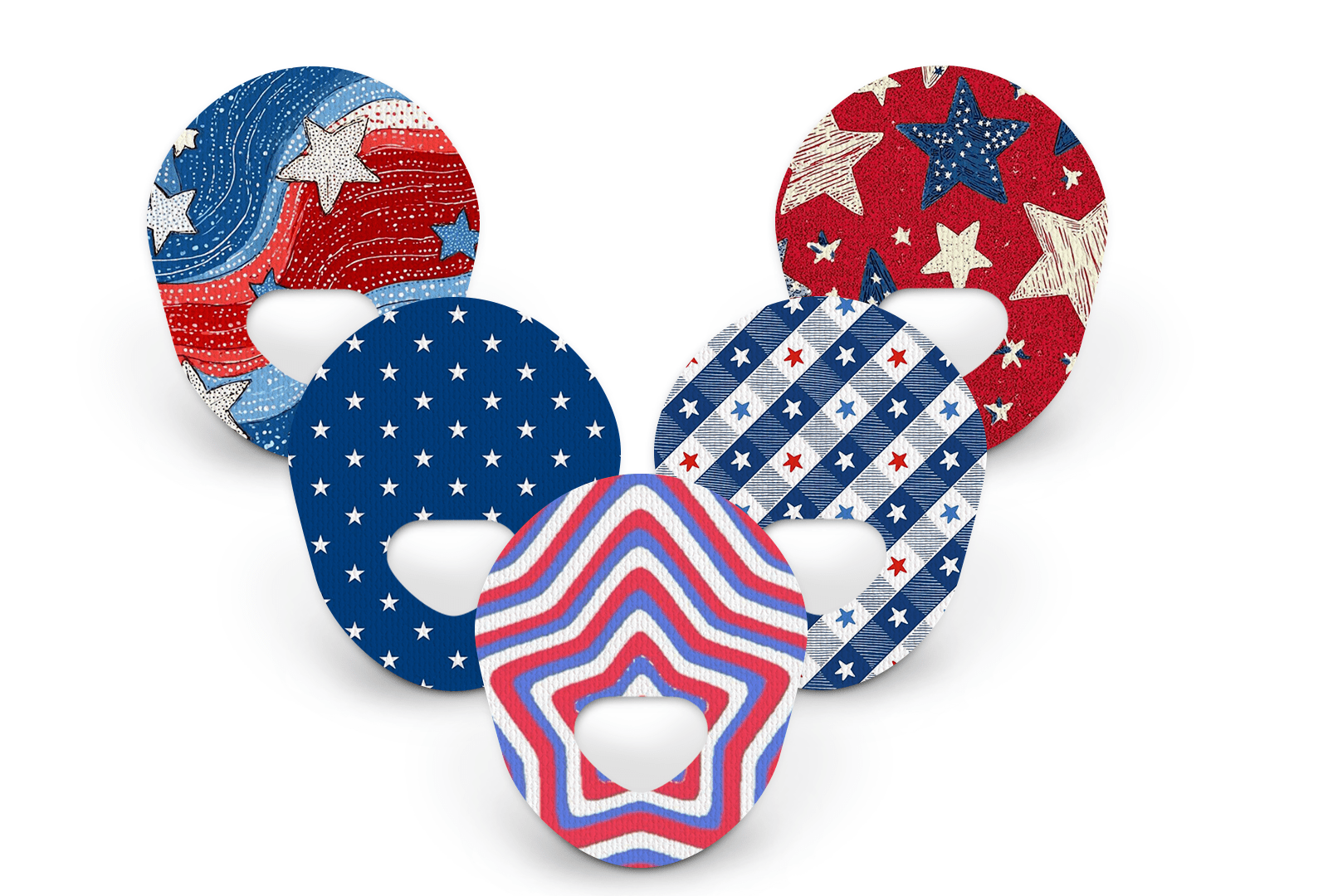 Stars Patch Pack for Guardian Enlite diabetes supplies and insulin pumps