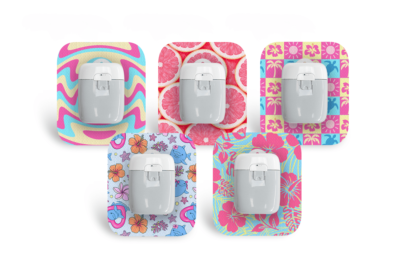 Summer Party Patch Pack for Medtrum Pump diabetes supplies and insulin pumps