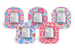 Summer Party Patch Pack for Omnipod diabetes supplies and insulin pumps