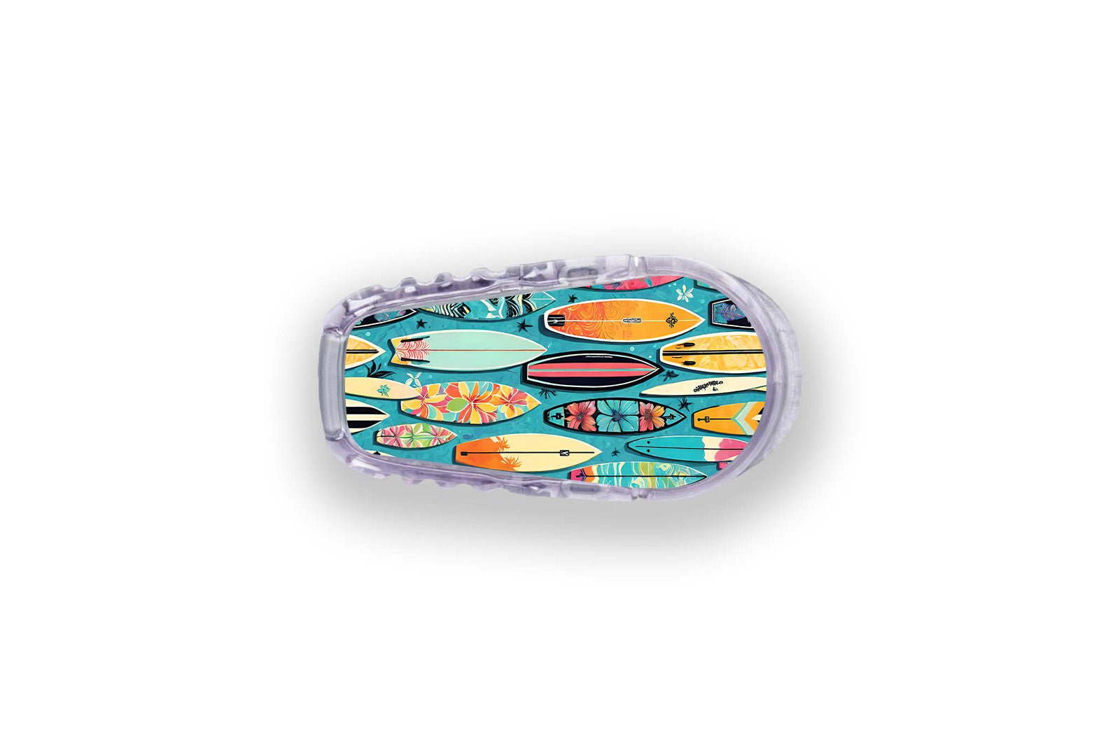 Surf Boards Sticker for Novopen 4, 5, 6, or Echo diabetes supplies and insulin pumps