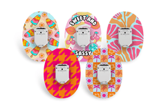 Sweet and Sassy Patch Pack for Glucomen Day diabetes supplies and insulin pumps
