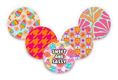 Sweet and Sassy Patch Pack for Generic Overpatch diabetes supplies and insulin pumps