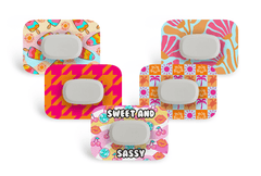 Sweet and Sassy Patch Pack for GlucoRX Aidex diabetes supplies and insulin pumps