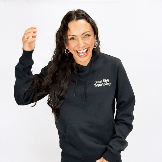 Sweet Style Hoodie for Black diabetes supplies and insulin pumps
