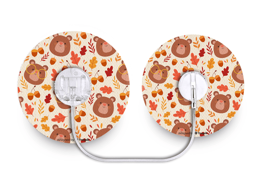 Teddy Bear Patch - Tru - Steel for Single diabetes supplies and insulin pumps