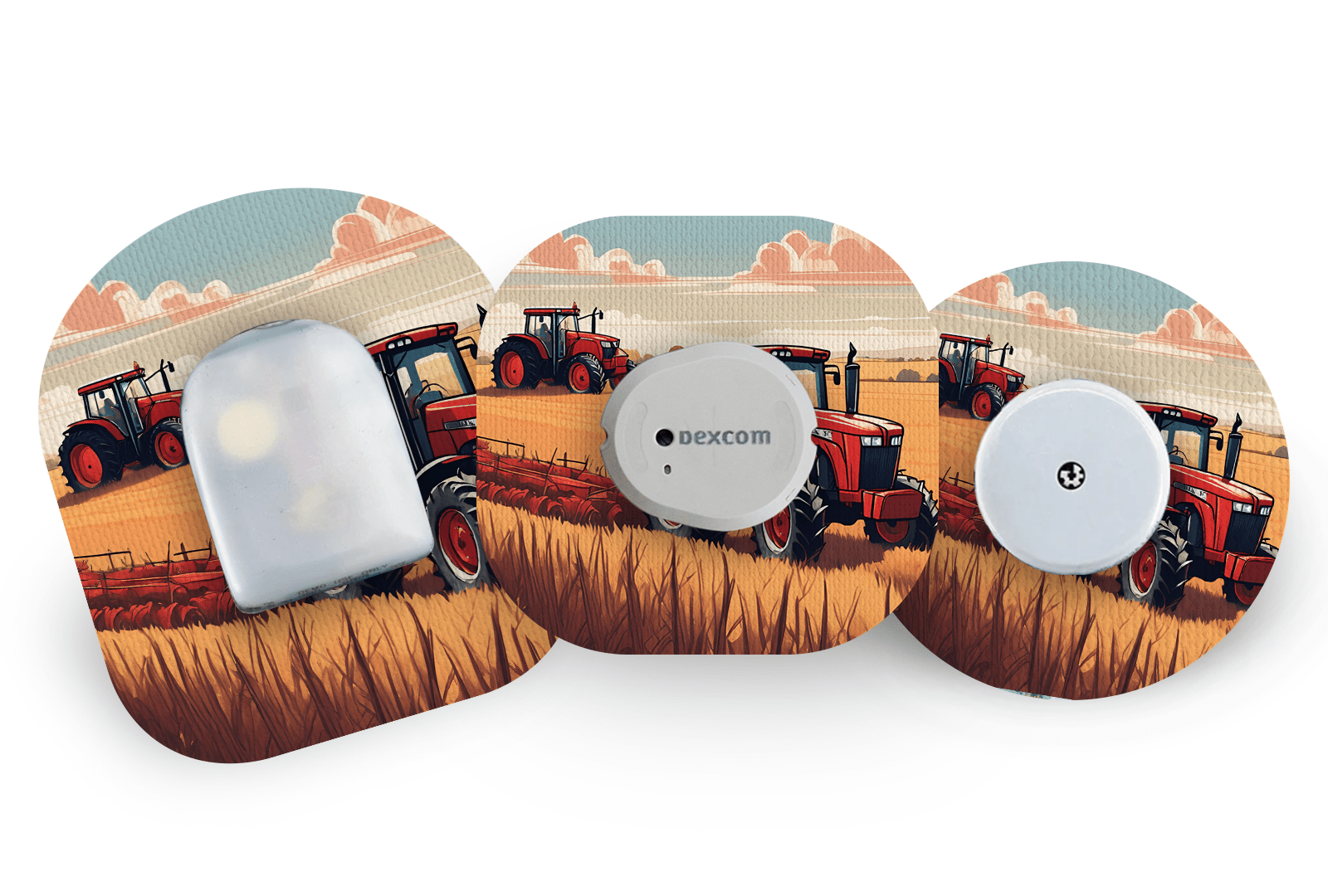 Tractor Patch for Freestyle Libre 2 diabetes supplies and insulin pumps