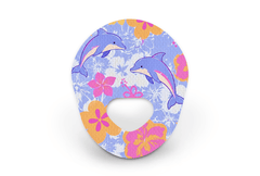 Tropical Dolphins Patch for Guardian Enlite diabetes supplies and insulin pumps