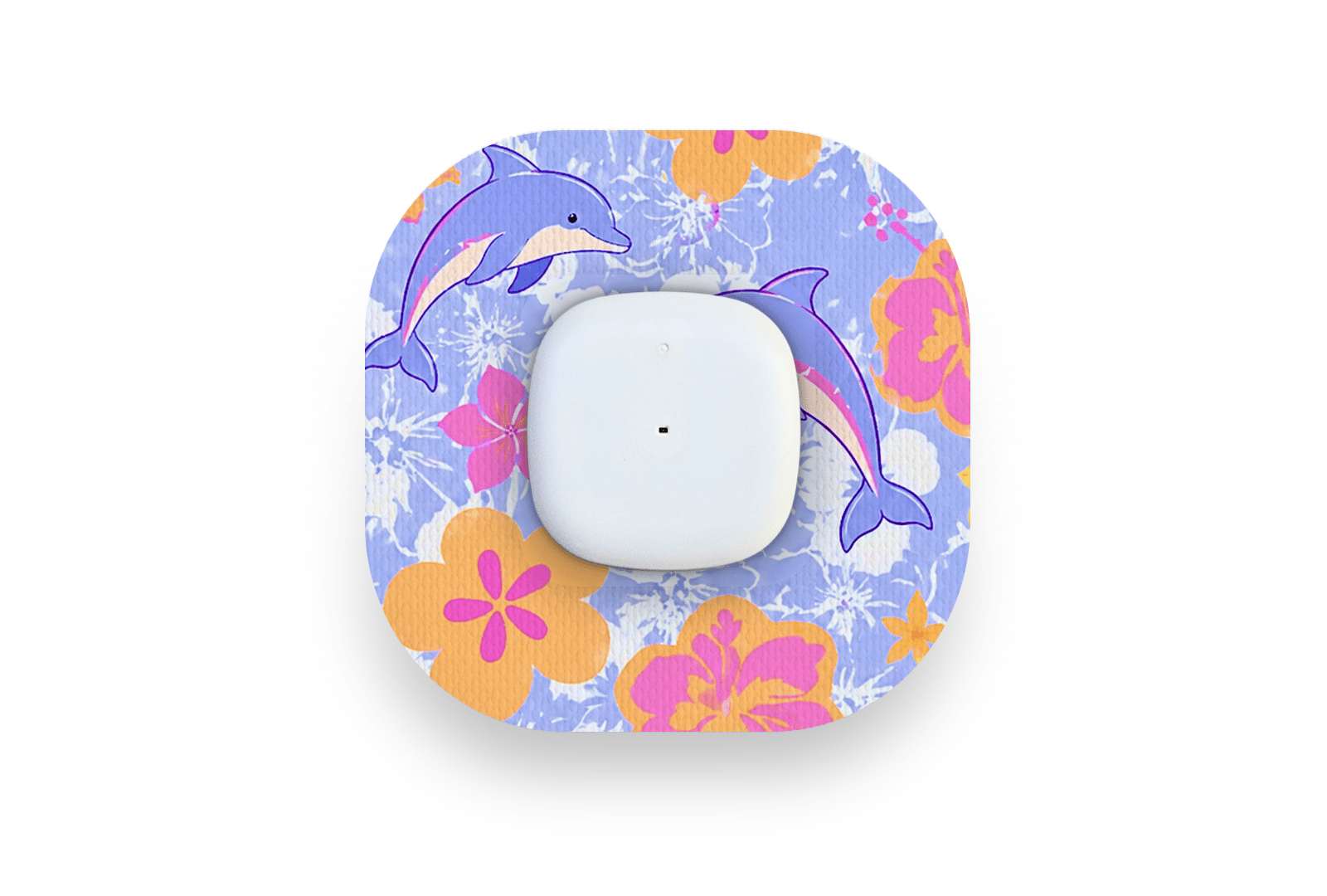 Tropical Dolphins Patch - Simplera for Single diabetes supplies and insulin pumps
