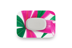 Tropical Leaves Patch for GlucoRX Aidex diabetes supplies and insulin pumps