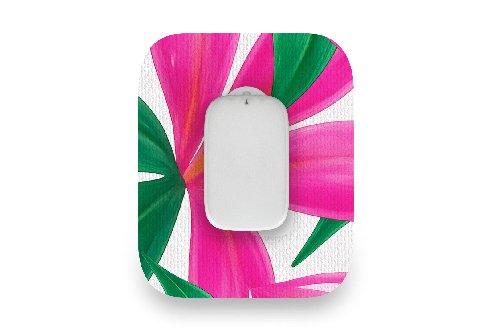 Tropical Leaves Patch - Medtrum CGM for Single diabetes supplies and insulin pumps