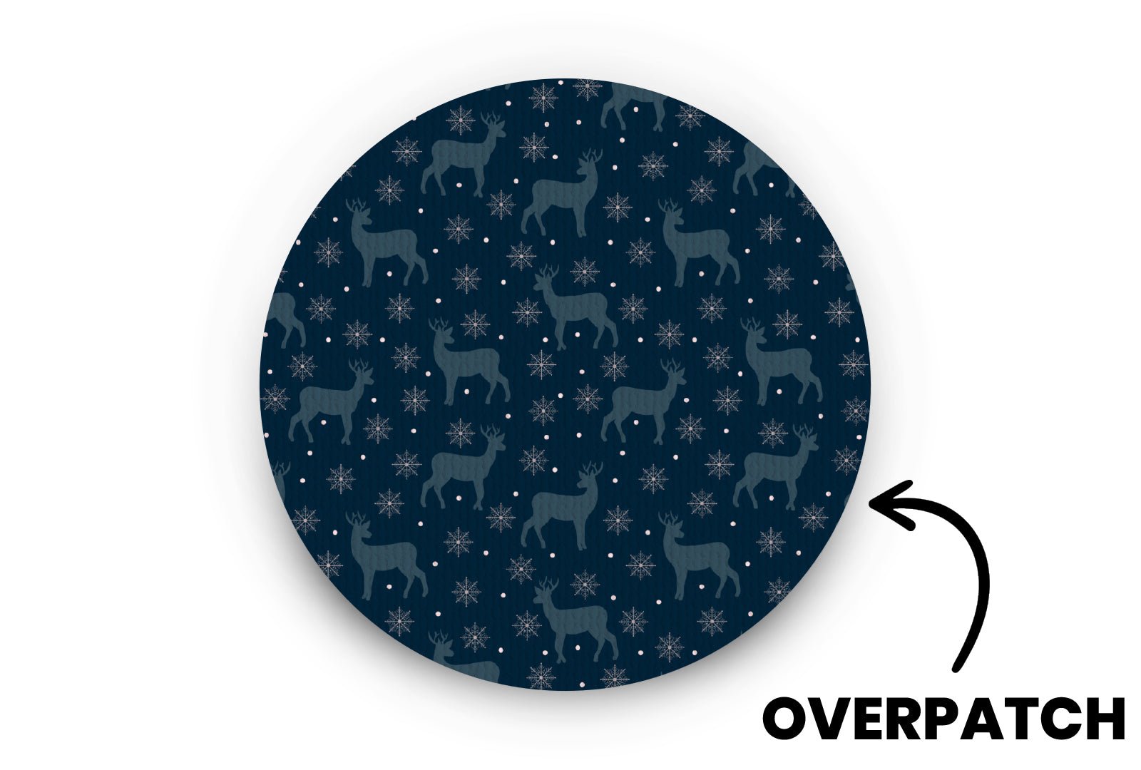 Twilight Reindeer Patch - Overpatches for Single diabetes supplies and insulin pumps