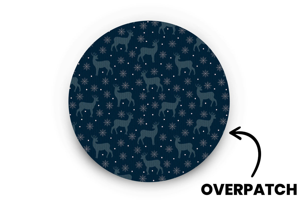 Twilight Reindeer Patch - Overpatches for Single diabetes supplies and insulin pumps