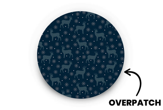 Twilight Reindeer Patch - Overpatches for Single diabetes supplies and insulin pumps