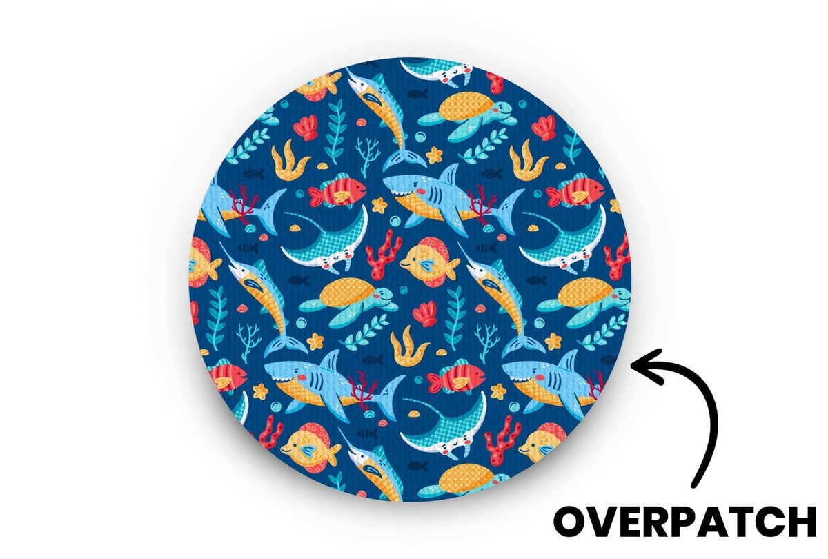 Under the Sea Patch - Overpatches for Single diabetes supplies and insulin pumps