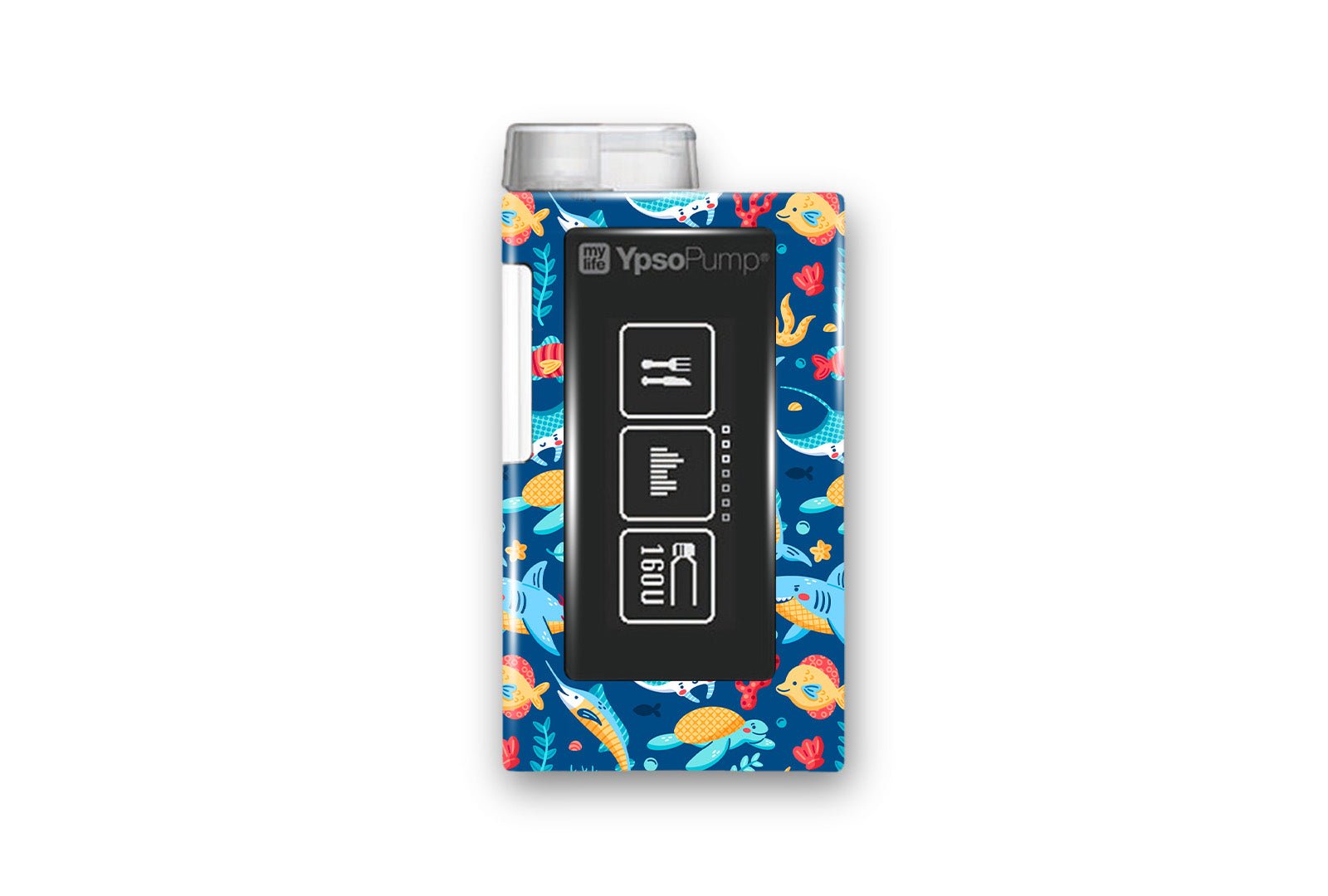 Under the Sea Sticker for Novopen 4, 5, 6, or Echo diabetes supplies and insulin pumps