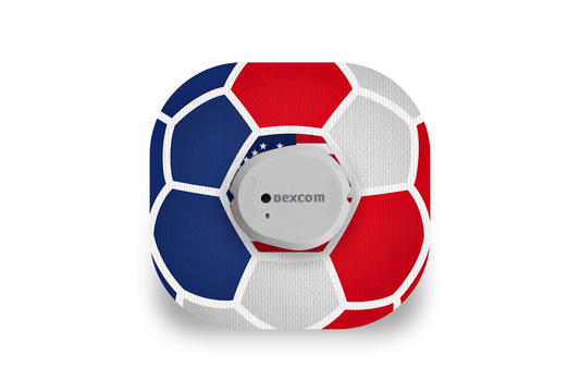 USA World Cup Patch - Dexcom G7 / One+ for Single diabetes supplies and insulin pumps