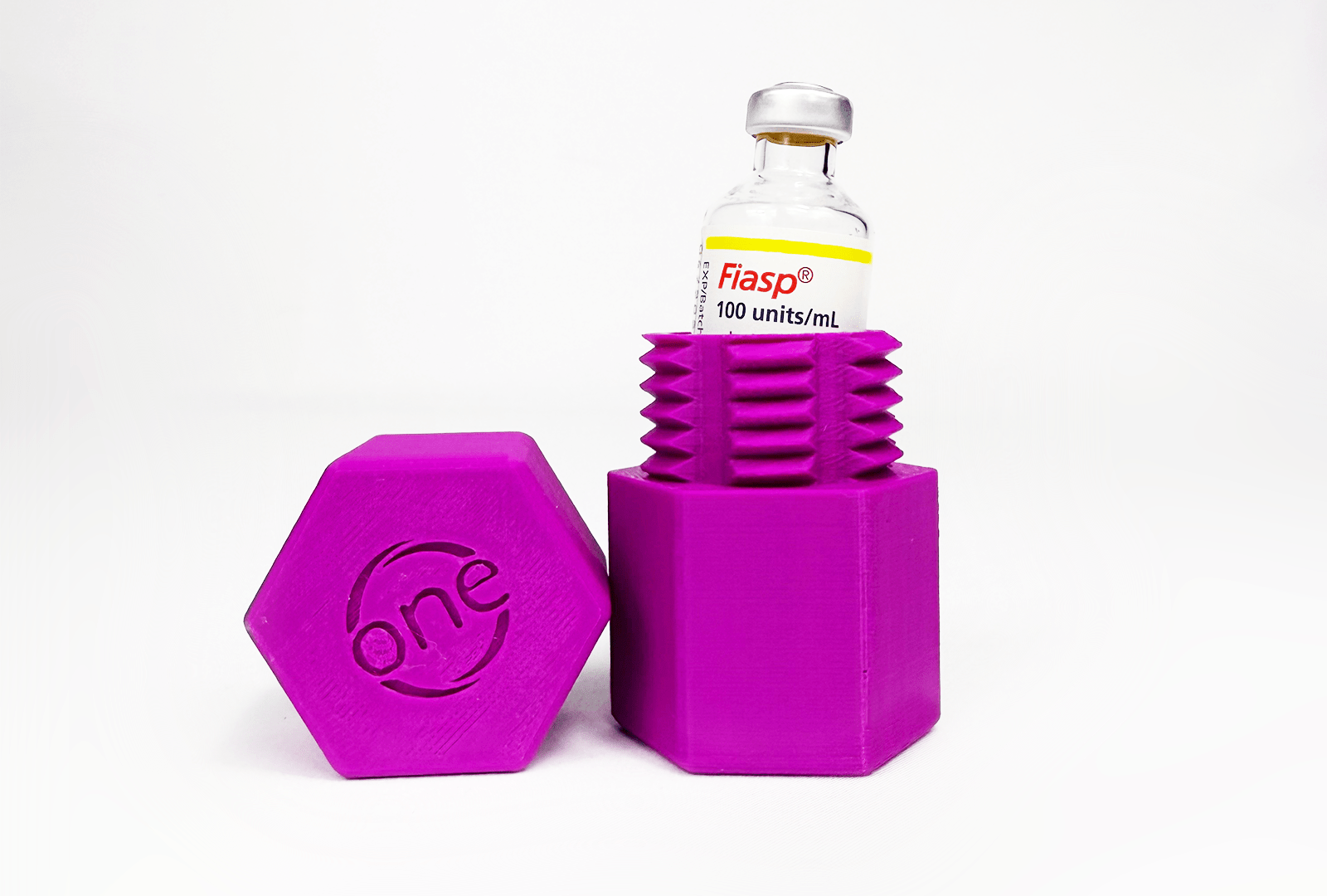 Vial Protectors (10ml) - All Colours for Purple diabetes supplies and insulin pumps