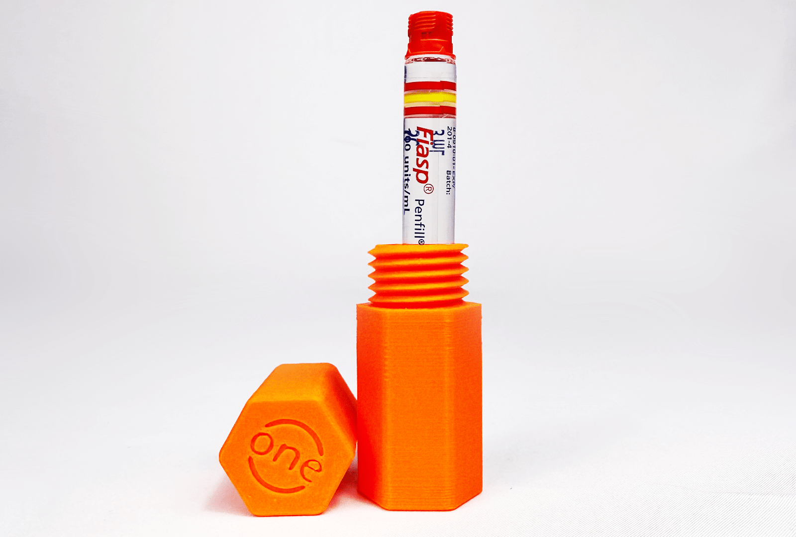 Vial Protectors (3ml) - All Colours for Orange diabetes supplies and insulin pumps