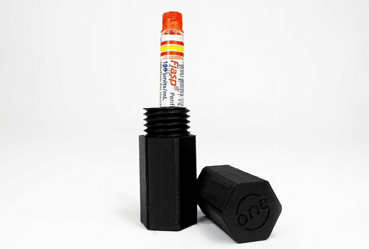 Vial Protectors (3ml) - All Colours for Black diabetes supplies and insulin pumps