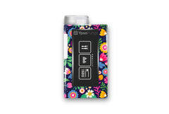 Vibrant Flowers Sticker for Novopen 4, 5, 6, or Echo diabetes supplies and insulin pumps