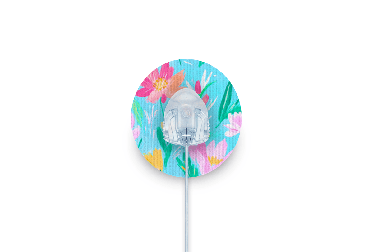 Vibrant Petals Patch - Autosoft 90 for Single diabetes supplies and insulin pumps