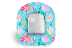 Vibrant Petals Patch for Omnipod diabetes supplies and insulin pumps