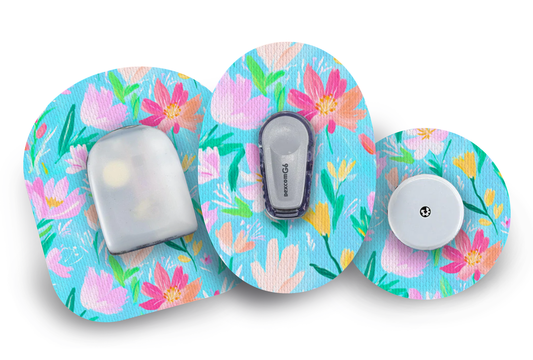Vibrant Petals Patch for Freestyle Libre 2 diabetes supplies and insulin pumps